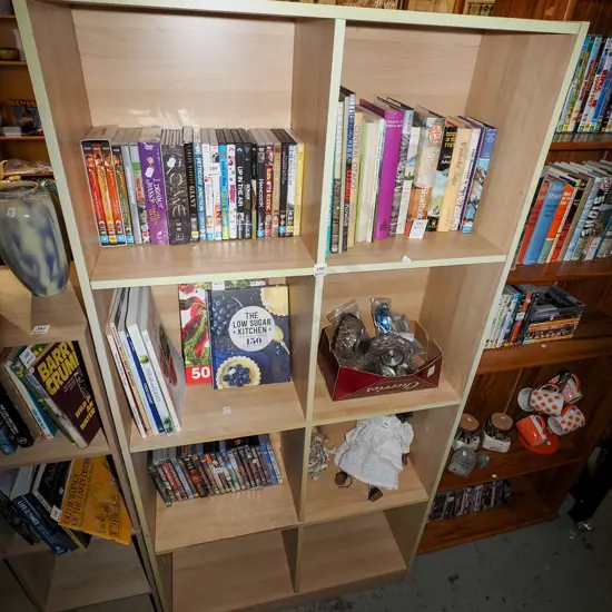 mdf faux veneer bookcase H1735 W825 D280