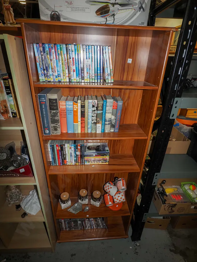 mdf plastic veneer bookcase H1795 W730 D255 Image 1++