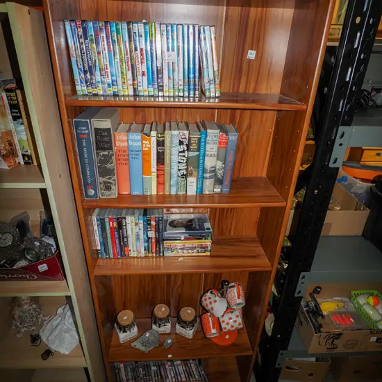 mdf plastic veneer bookcase H1795 W730 D255