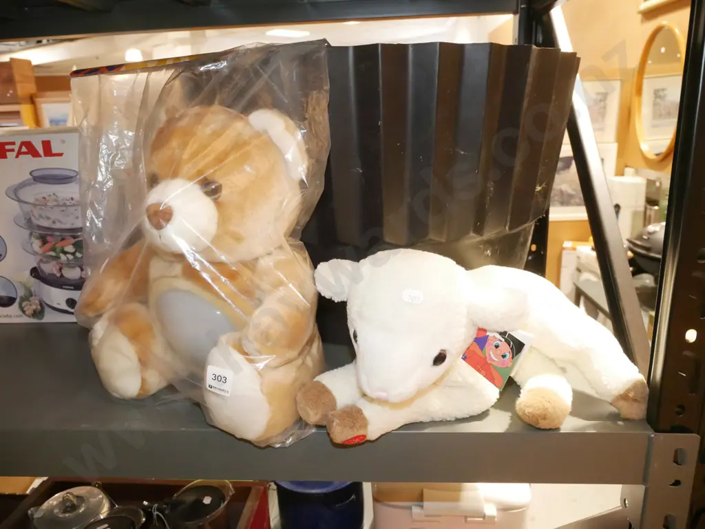 tedy bear/night light, soft toy lamb Image 1++