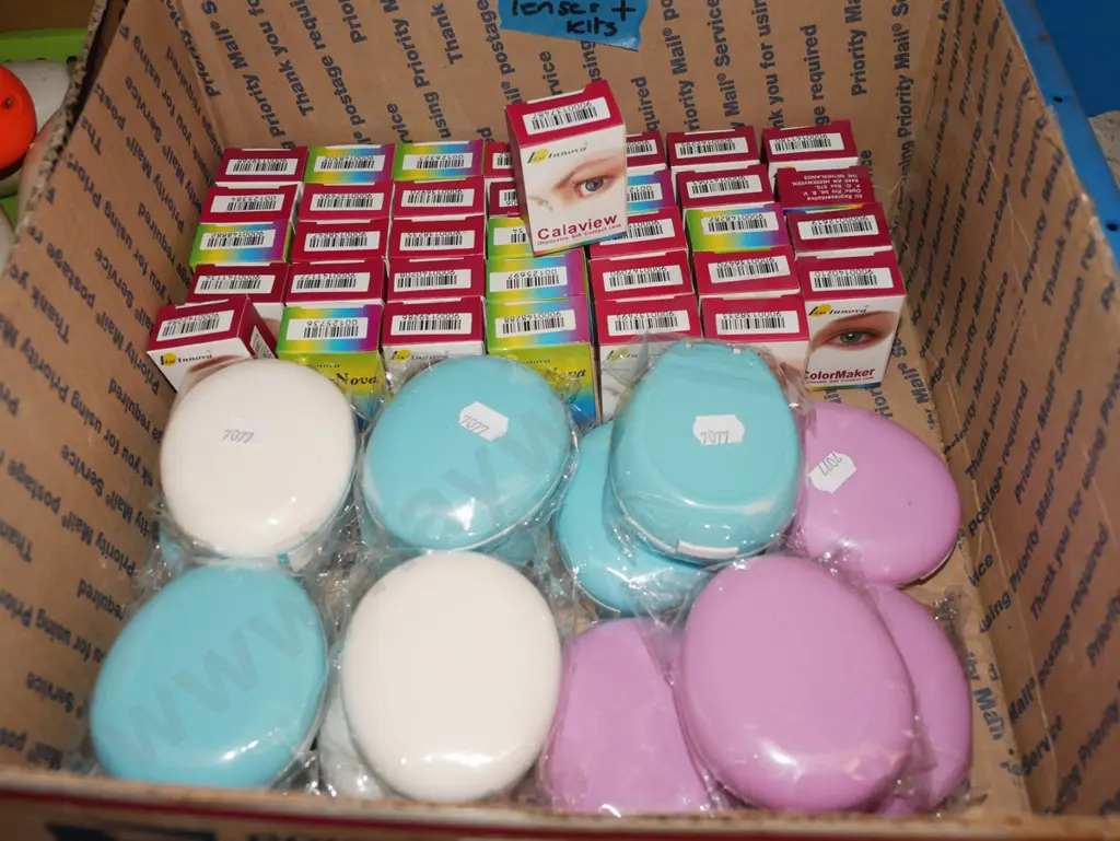 box; disposal contact lens kits Image 1++