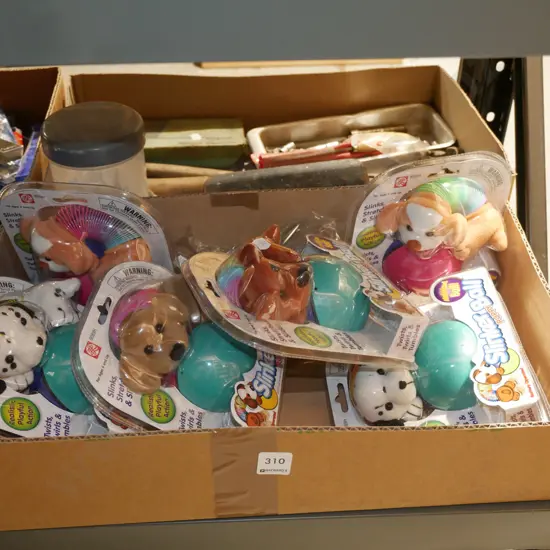 boxed as new Slinker puppy balls