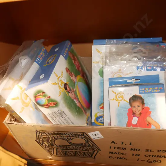 box; inflatable water toys