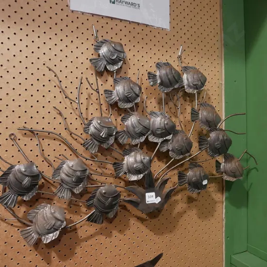 pressed metal wall art - fish