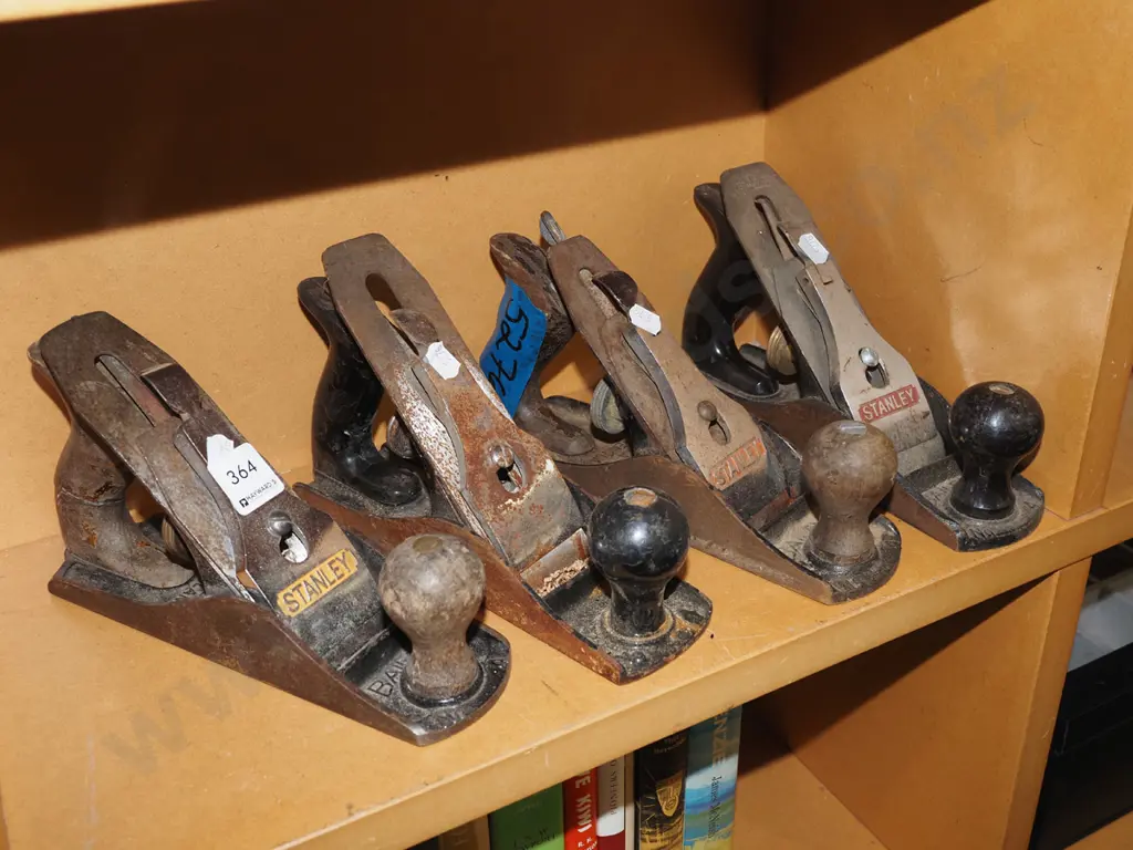4x Stanley hand planes No. 4 Image 1++