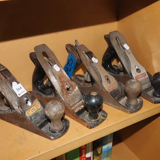 4x Stanley hand planes No. 4