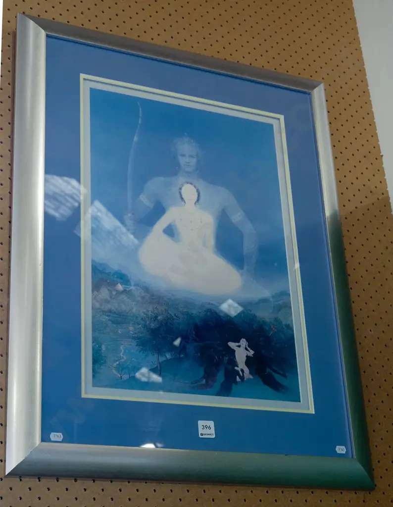 framed spiritual print  Image 1++