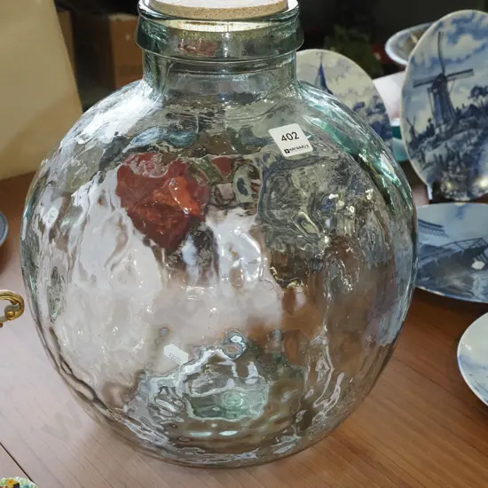 large glass jar H370