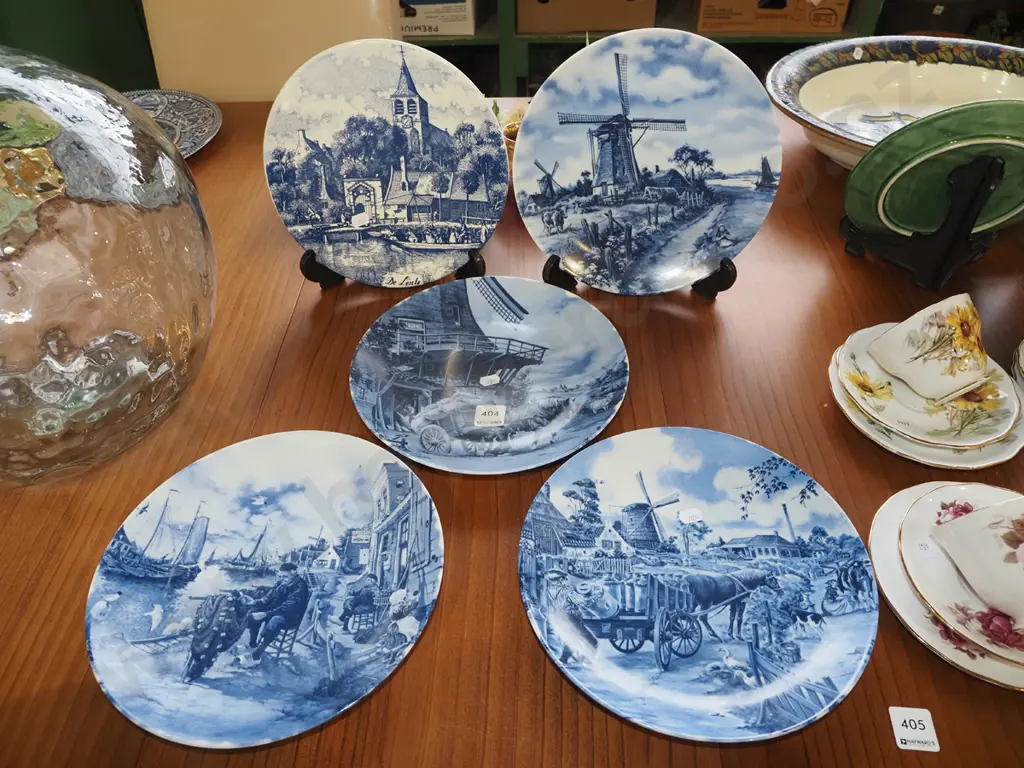 5x Delft picture plates Image 1++