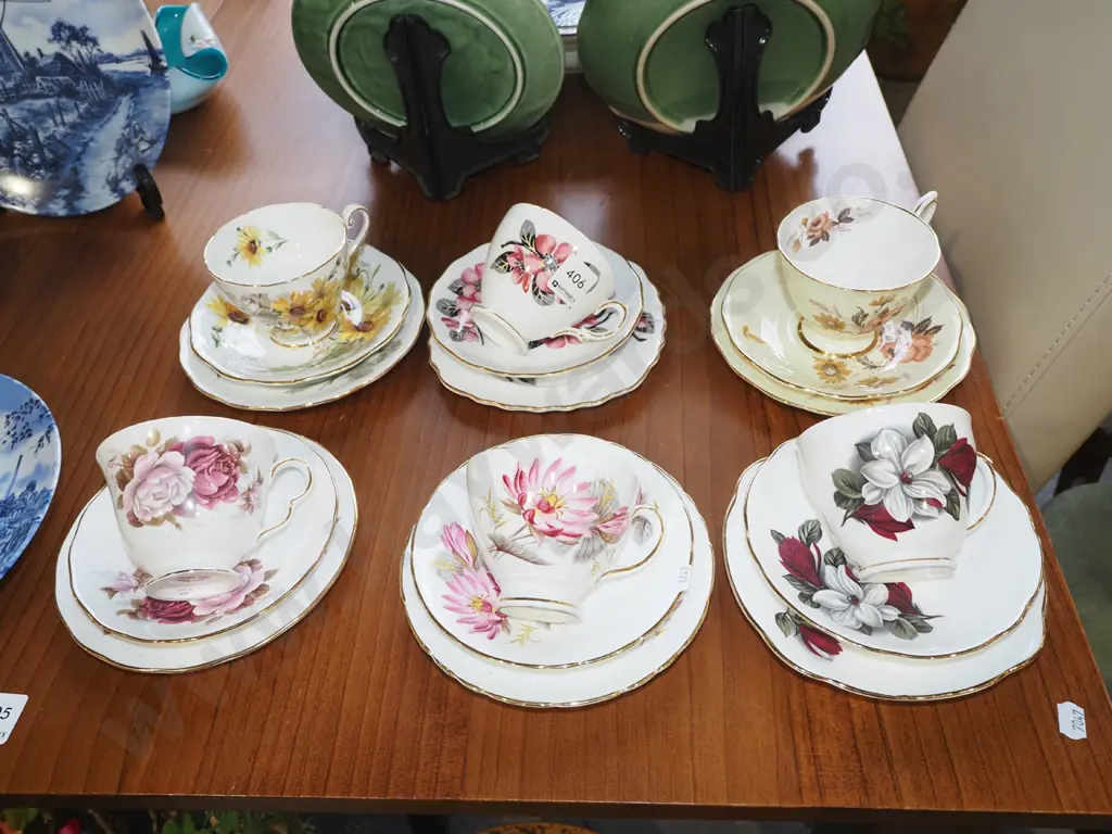 6x floral trios Image 1++