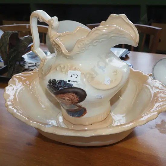 wash jug and bowl