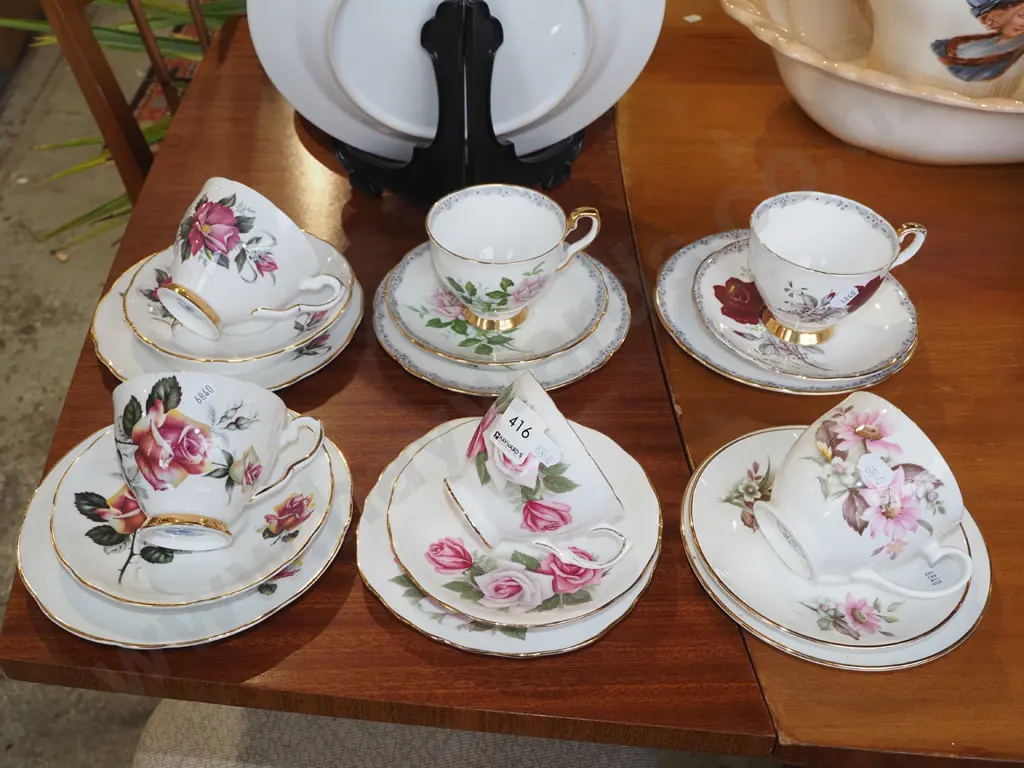 6x floral trios Image 1++