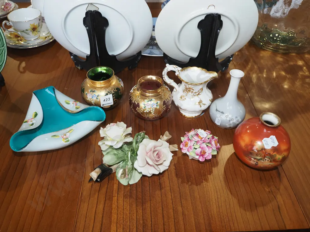 Murano glass, vases, floral sprays etc Image 1++