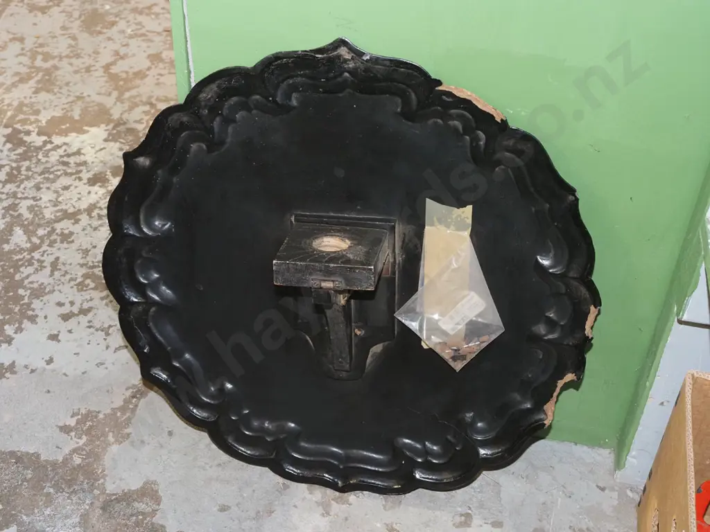 restorer's mother of pearl table top Diam550 Image 1++