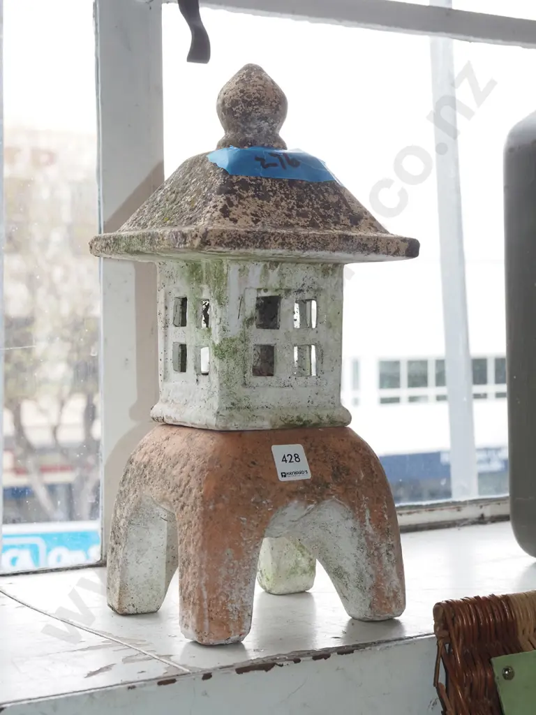 pagoda garden candle lantern H380 Image 1++