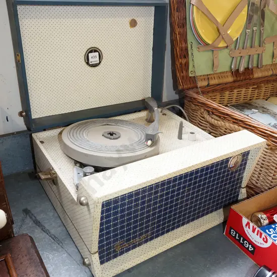 small portable record player - as is no returns