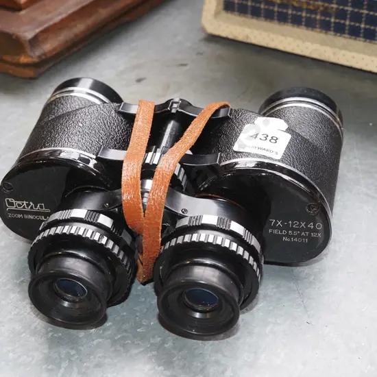 pair of 7x12x40 field binoculars