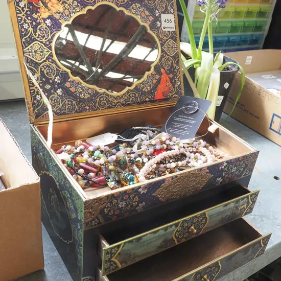 jewellery box and costume jewellery