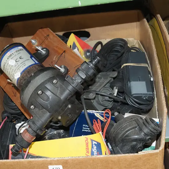 box; pumps