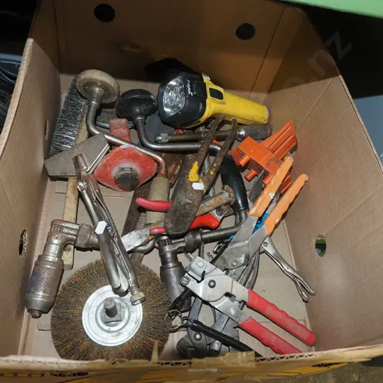 box; hand tools