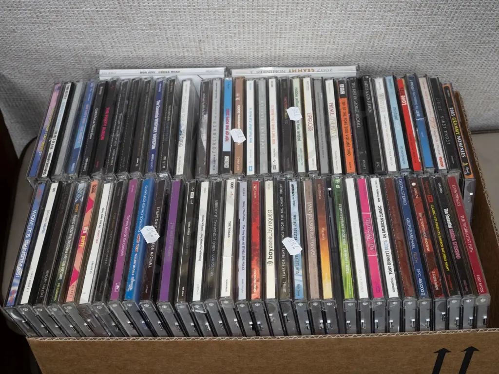 box of CDs Image 1++