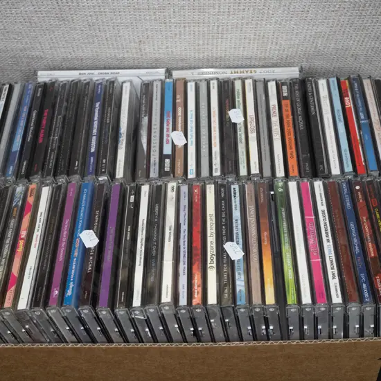 box of CDs