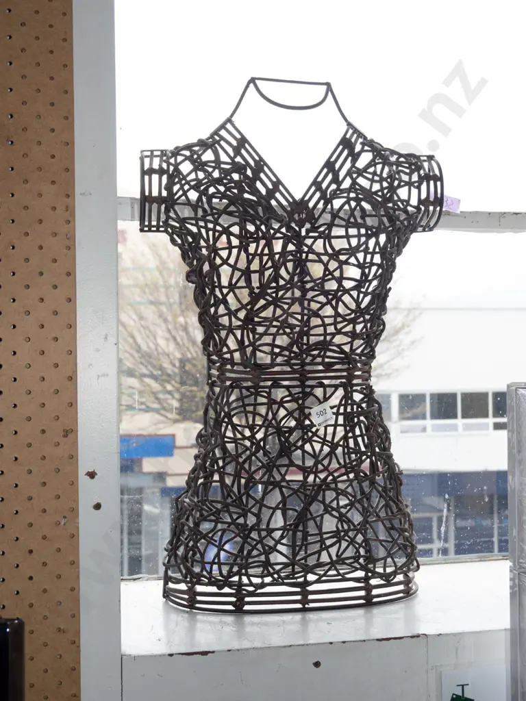 woven cane torso stand Image 1++