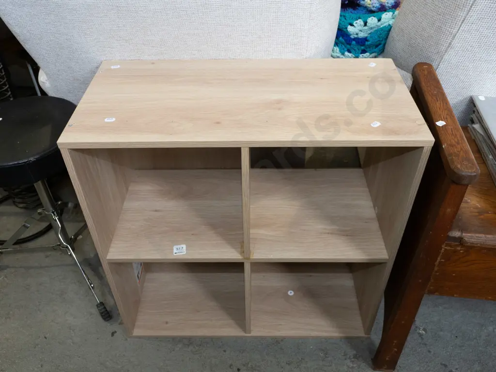 mdf plastic veneer bookcase H600 W600 D300 Image 1++