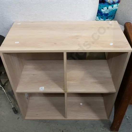 mdf plastic veneer bookcase H600 W600 D300