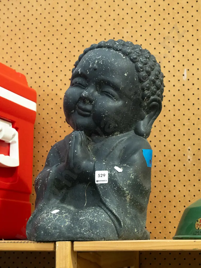 concrete garden ornament, buddha H420 Image 1++