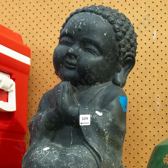 concrete garden ornament, buddha H420