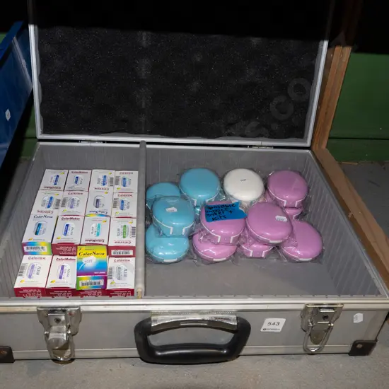 alloy equipment case, disposal contact lens kits