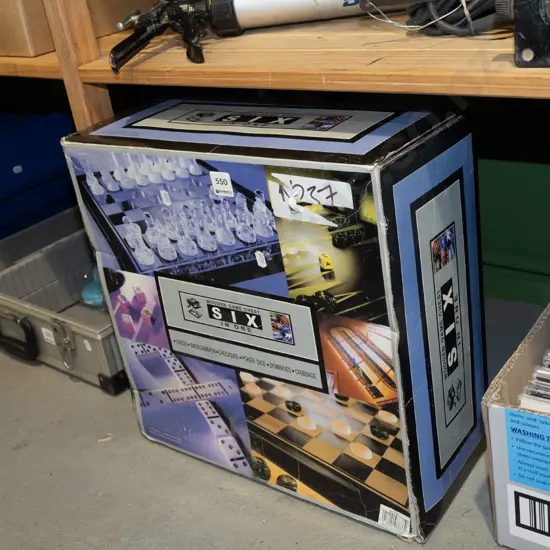 boxed 6 in 1 games compendium