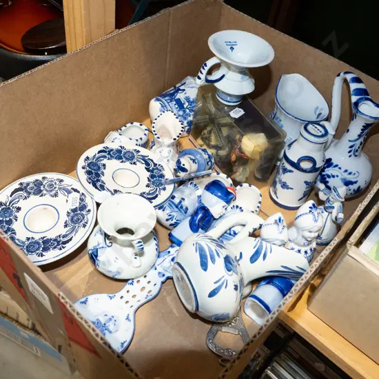 box of Delft miniatures