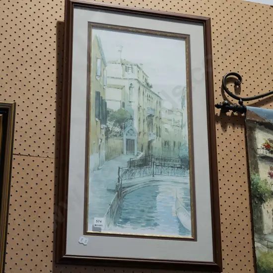 framed print - Venetian scene