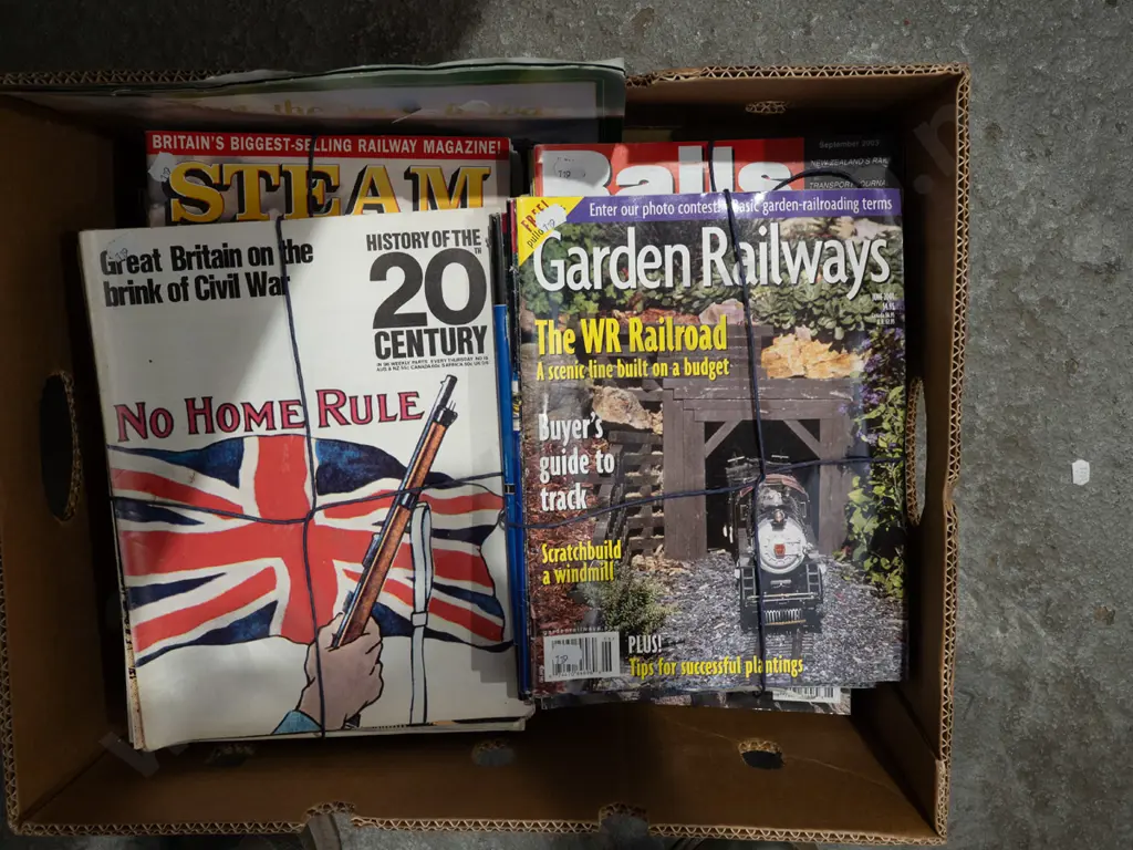 box; garden railway magazines, rail magazines etc Image 1++