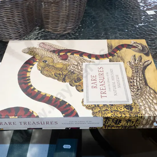cased book; Rare Treasures Fom The Natural History Museum