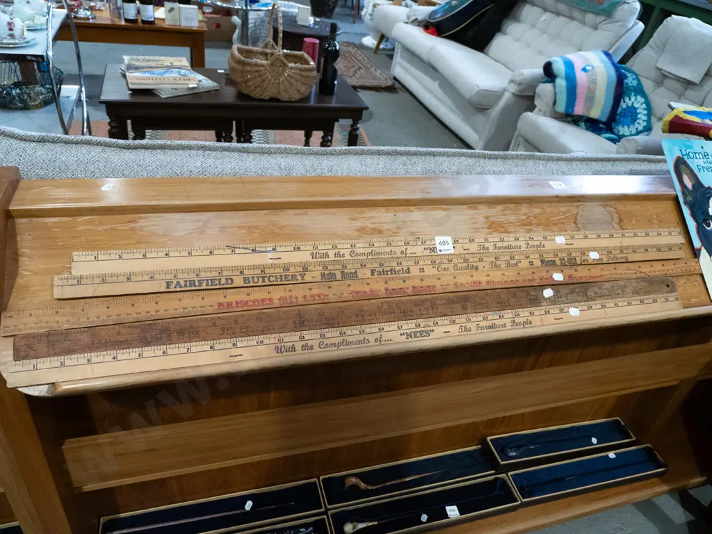 vintage advertising rulers Image 1++