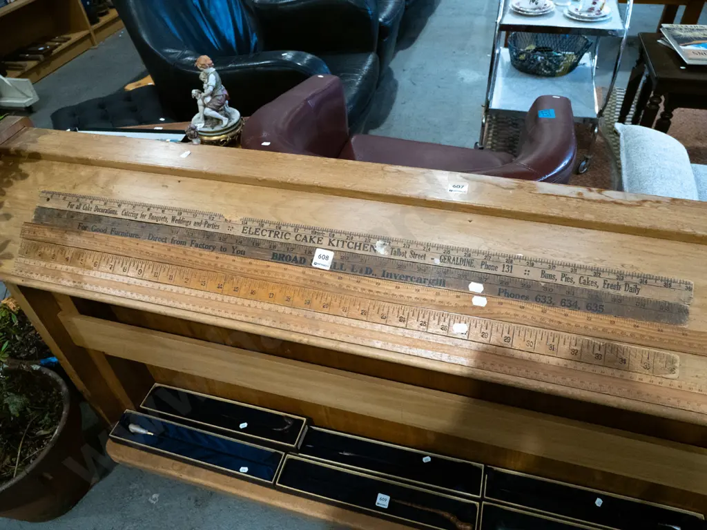 vintage advertising rulers Image 1++