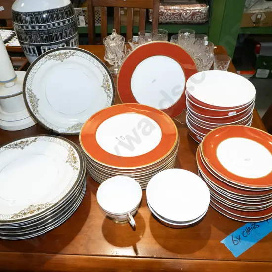 assorted Japanese dinner items