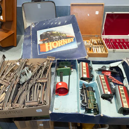 vintage Hornby train set