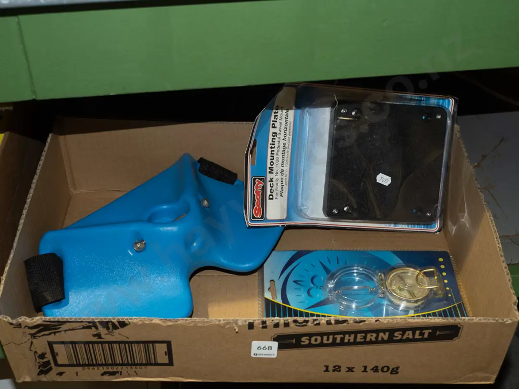 fishing gimble, deck mounting plate, compass Image 1++