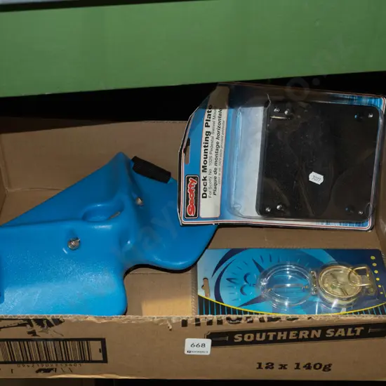 fishing gimble, deck mounting plate, compass