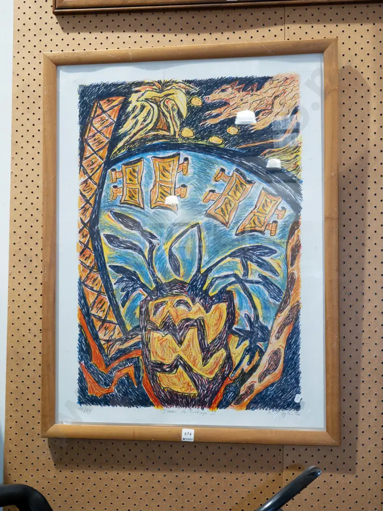 framed ltd edition print - Island of Exchange II Image 1++