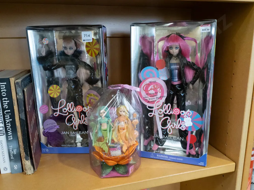 2x Jan McLean dolls - Alani, Cissy and Barbie Fairytopia dolls Image 1++