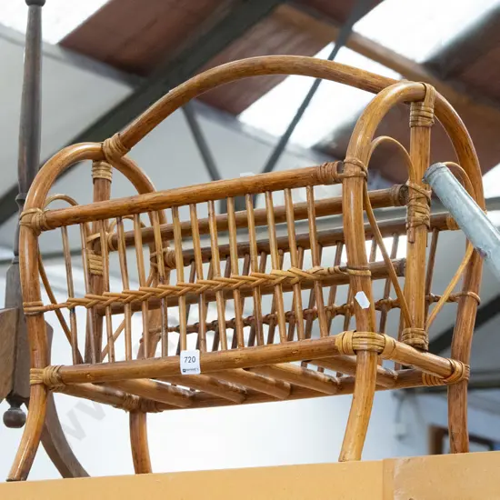 cane magazine rack