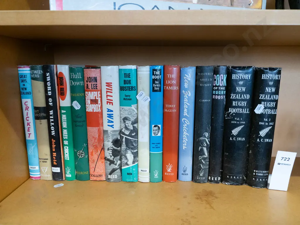 NZ rugby, cricket and other books Image 1++