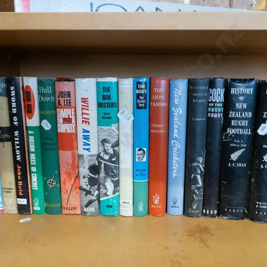 NZ rugby, cricket and other books