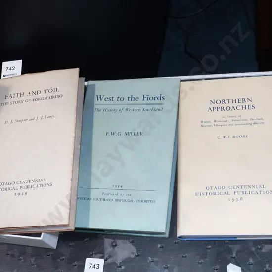 3x local history books