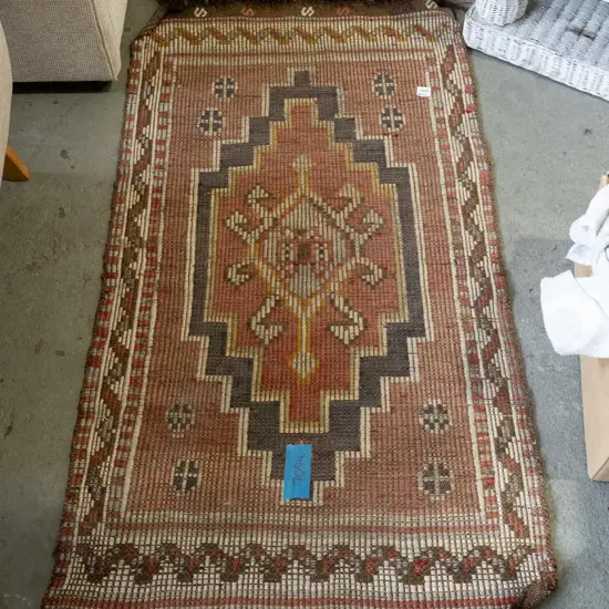 well worn kilim L1240 W660